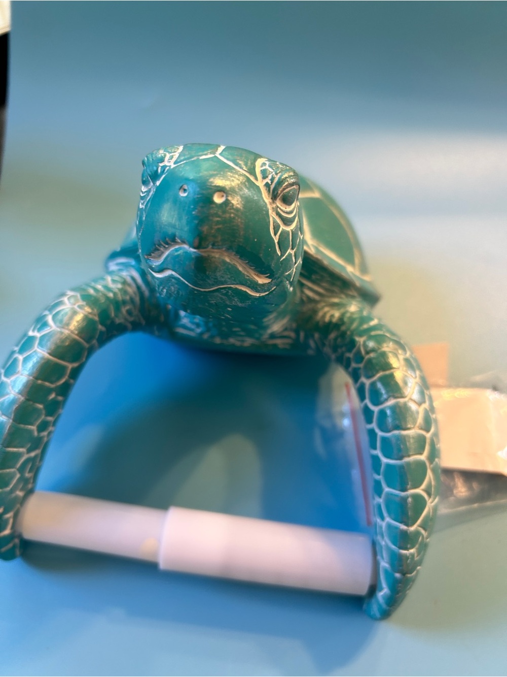 Green Sea Turtle Toilet Paper Roll Holder